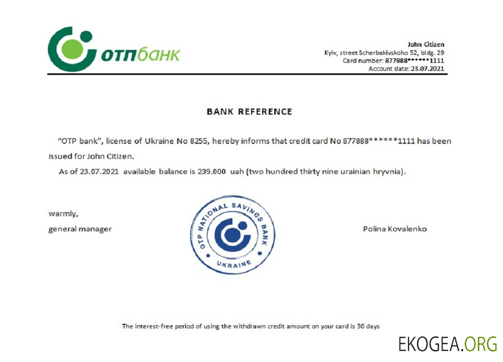 Ukraine , OTP , reference